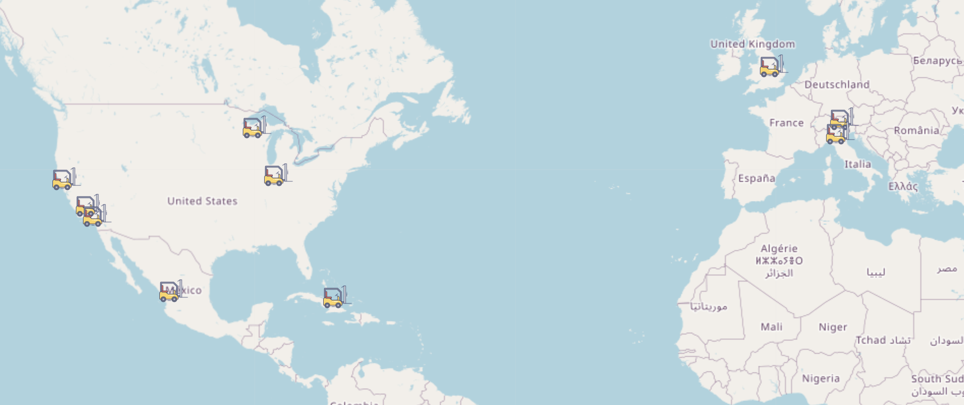 Cocktail Origins Map