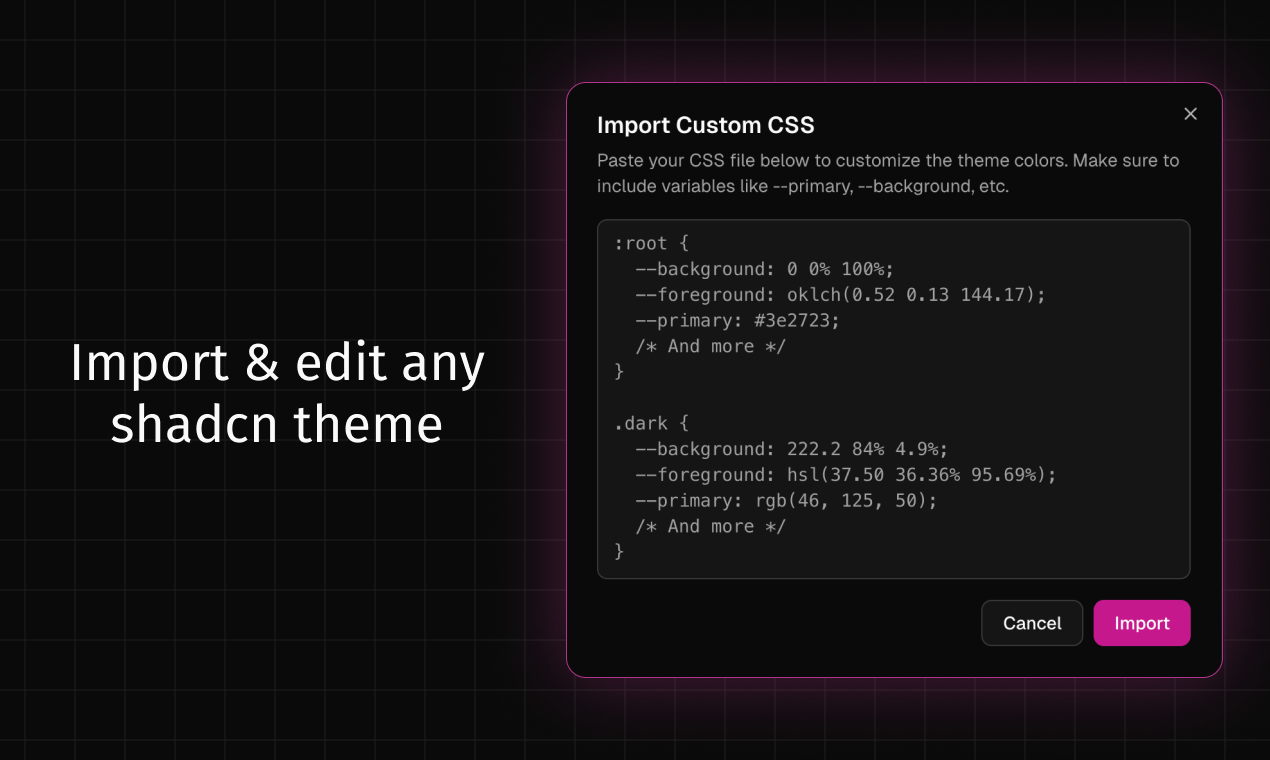 ShadcnThemer.com gallery image