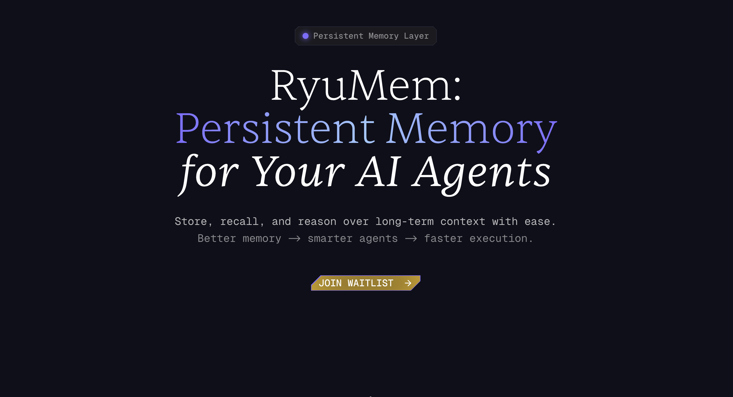 RyuMem - Screenshot 2 showing product features and functionality
