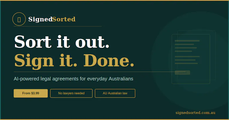 SignedSorted screenshot 2