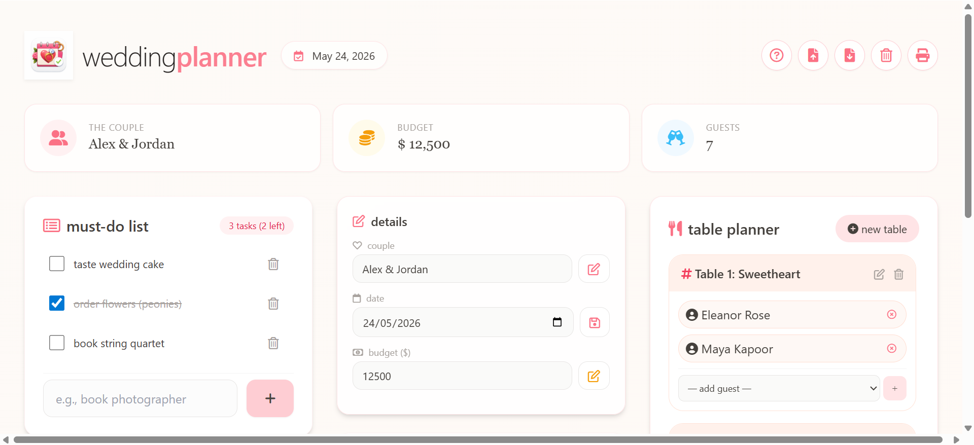 Wedding and Event Planner gallery image