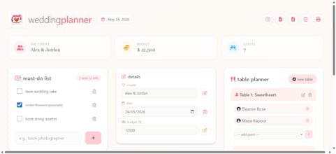 Wedding and Event Planner gallery image