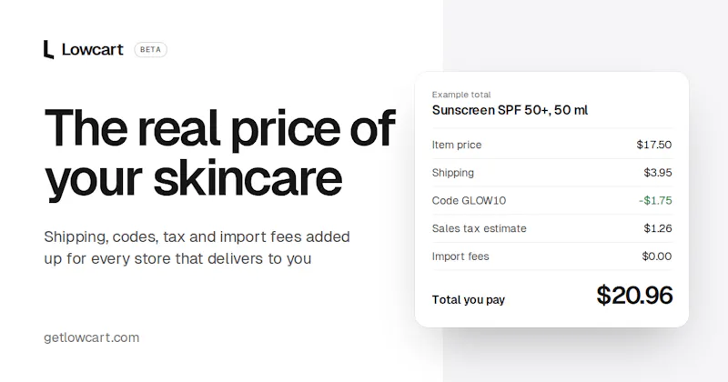 Lowcart screenshot 1