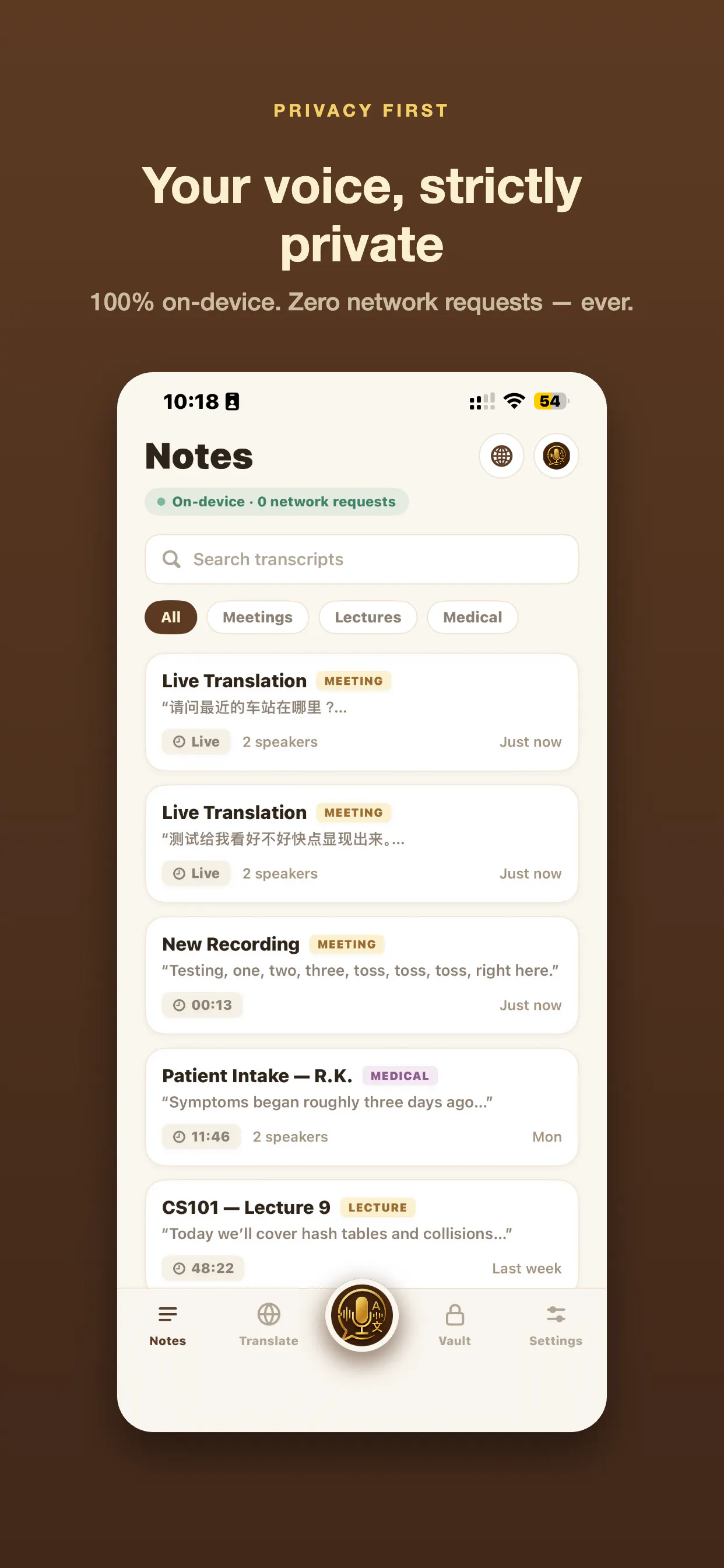 Minimo Voice Translate & Transcribe gallery image