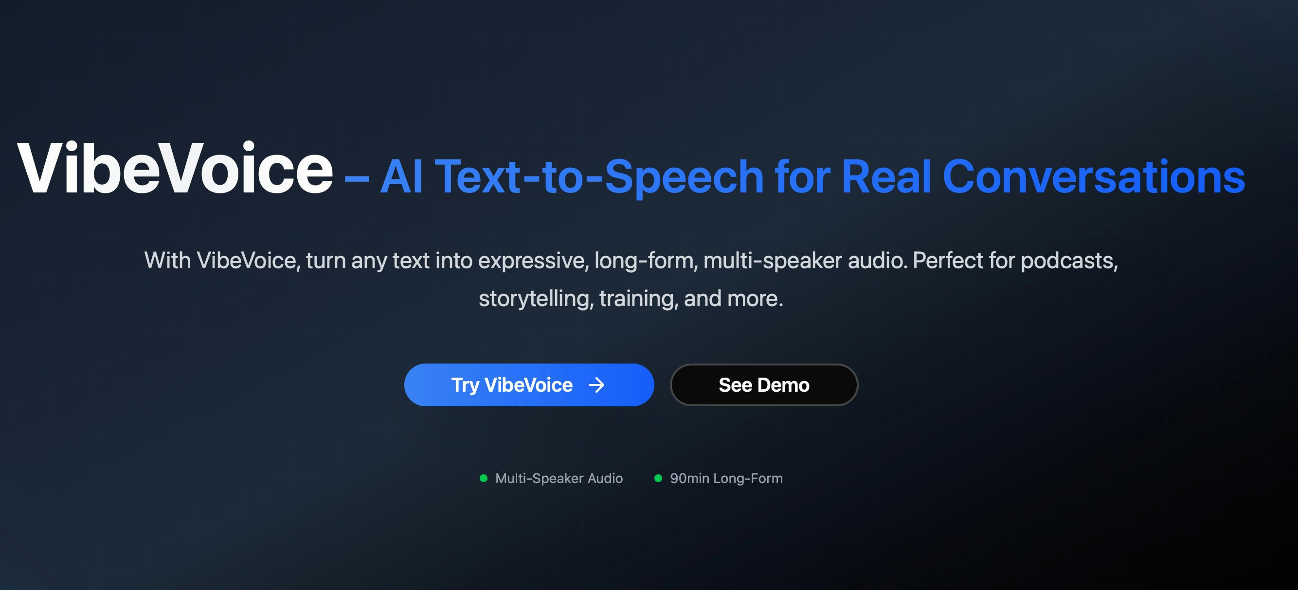 Vibevoice - Un'intelligenza artificiale open source per la generazione del linguaggio media 1