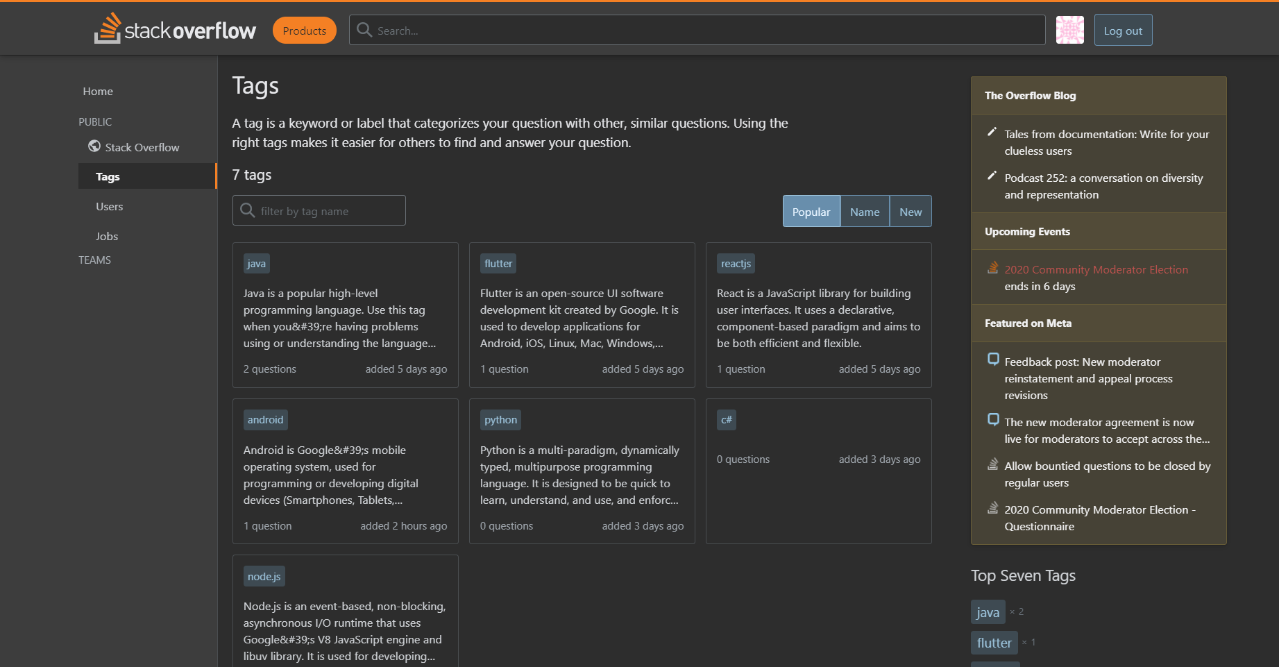 Stack Overflow Clone (MERN) gallery image
