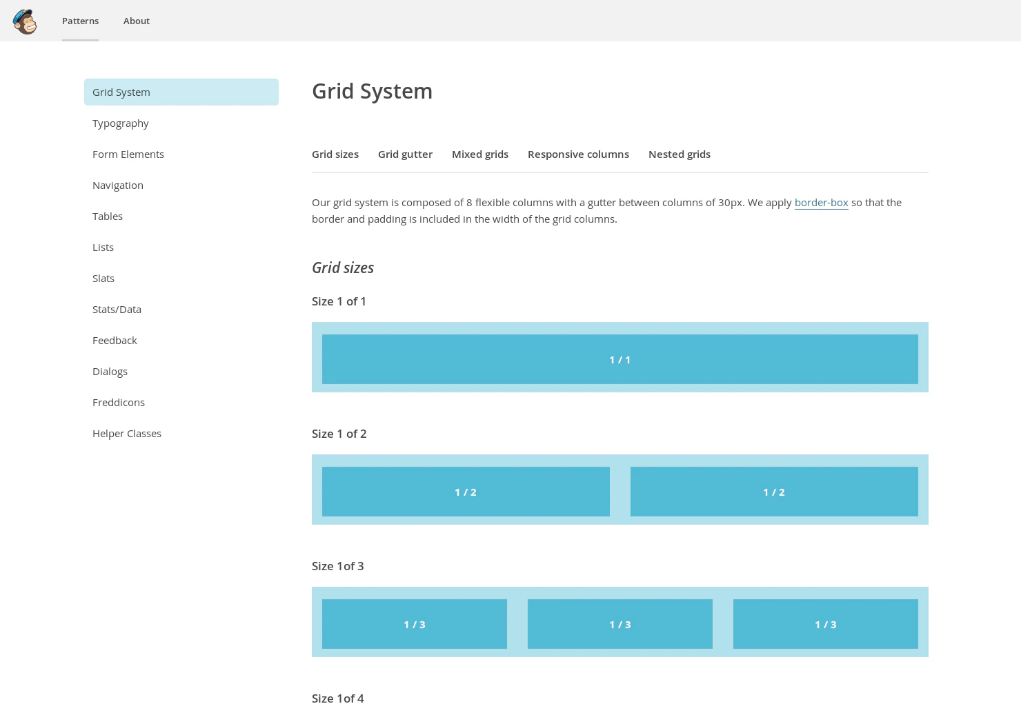 Mailchimp Pattern Library