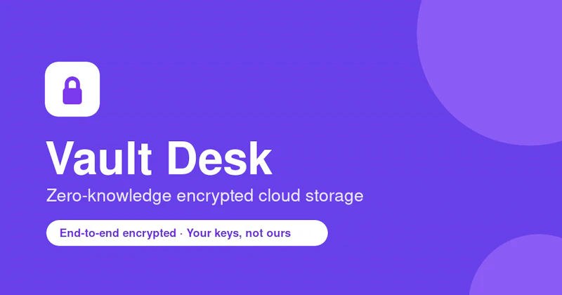 Vault Desk screenshot 1