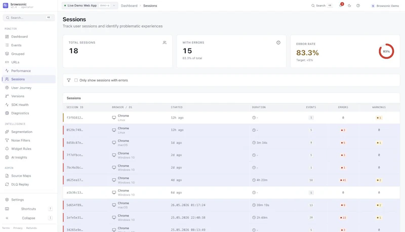 Browsonic screenshot 2