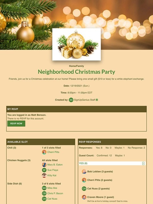 SignUpGenius gallery image