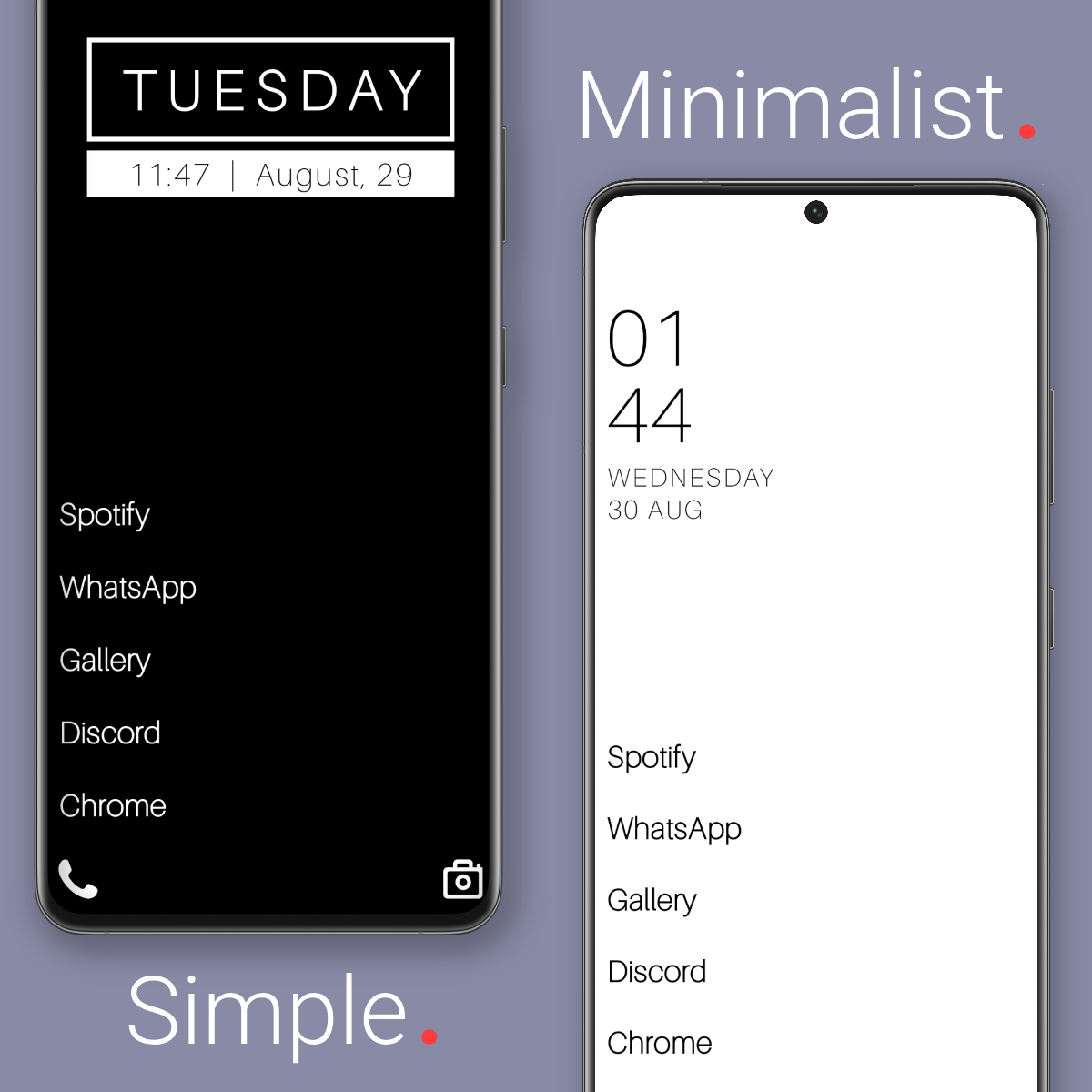 Oasis Minimalist Launcher - Minimalistischer Launcher, um die Bildschirmzeit zu verkürzen Medien 2