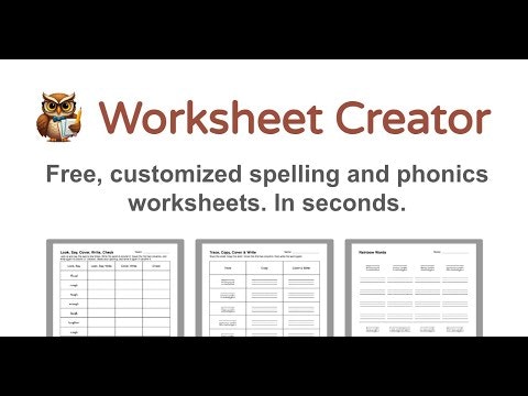 Worksheet Creator gallery image