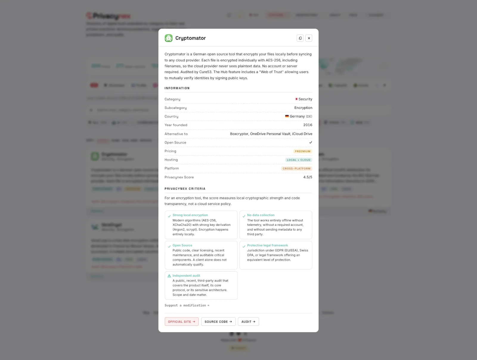 Privacynex screenshot 3
