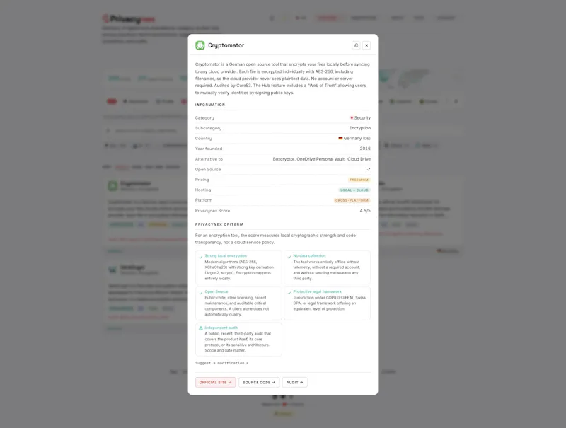 Privacynex screenshot 3