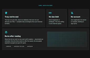 Locker Drop β encrypted file transfers gallery image