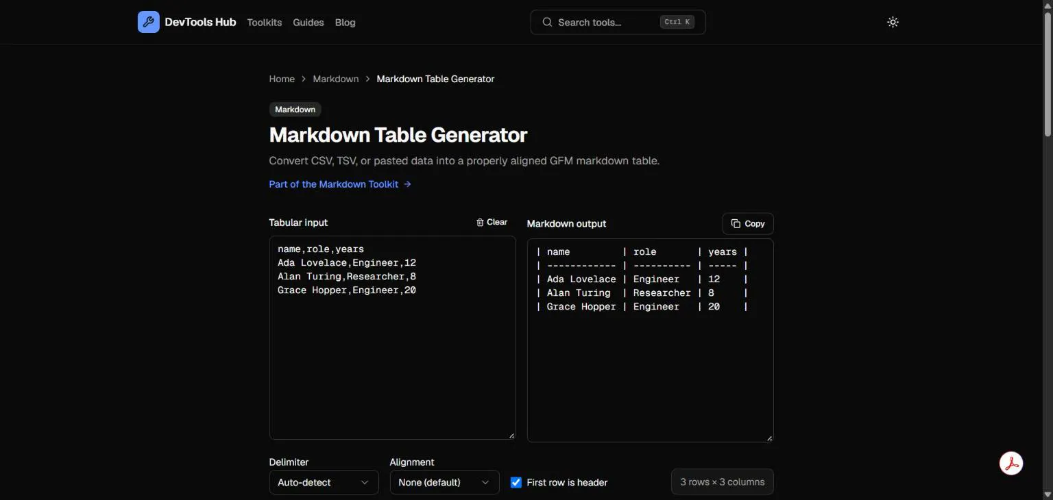 DevTools Hub gallery image