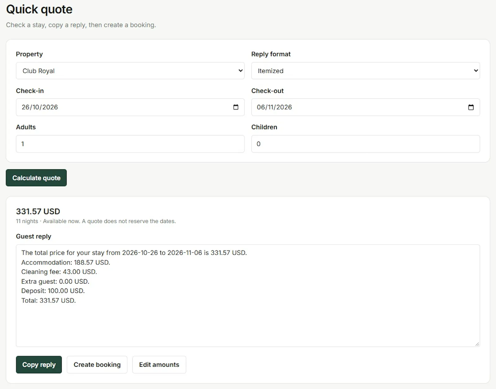 microPMS screenshot 4