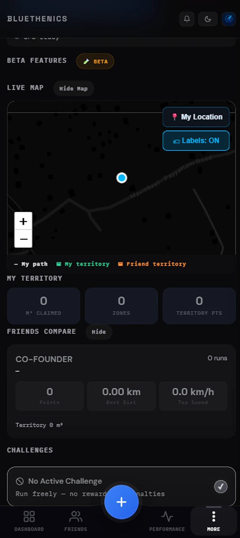 Bluethenics screenshot 1
