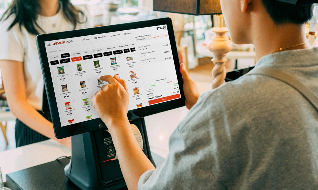 RevUp POS - Screenshot 2 showing product features and functionality