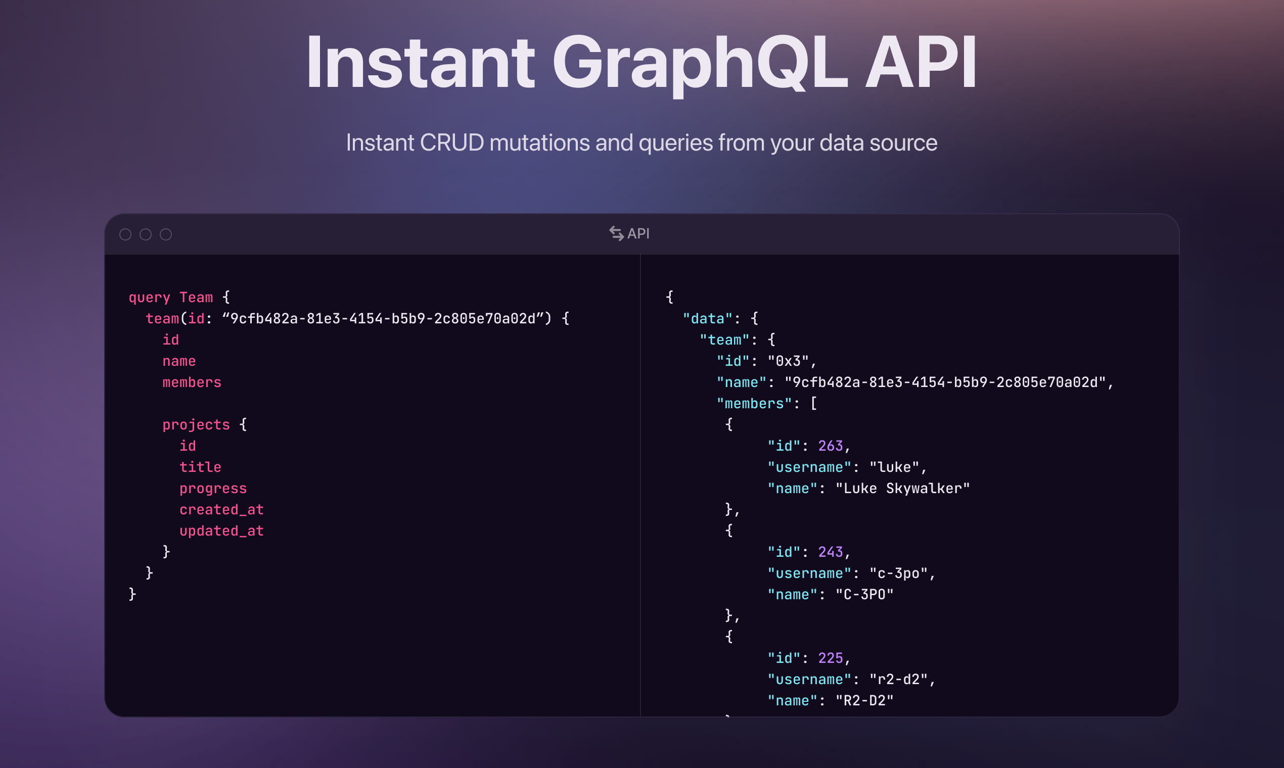 กราฟ - ข้อมูลทุกที่ - GraphQl ทันที media 2