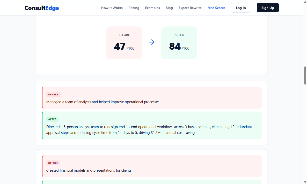ConsultEdge - Screenshot 3 showing product features and functionality
