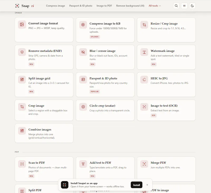Snapvi screenshot 4