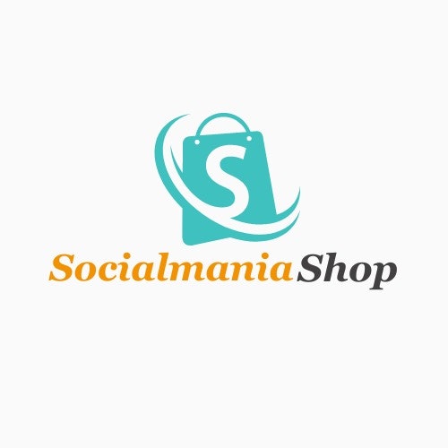 Welcome to SocialManiaShop - Product Hunt launch logo and brand identity