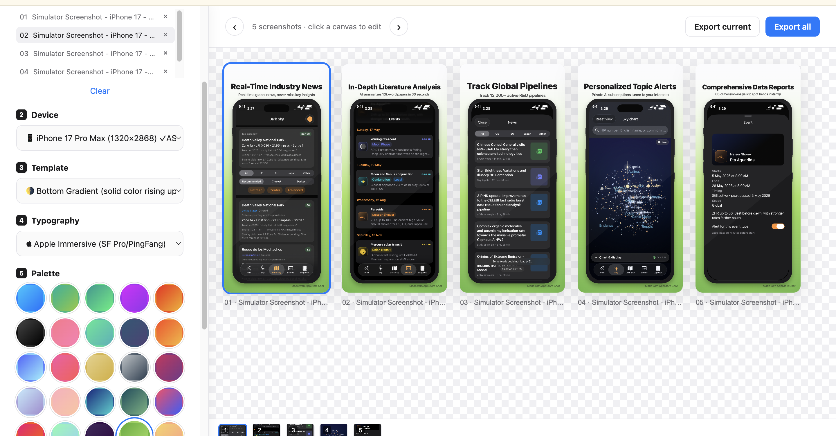 App Store Shot Workshop gallery image
