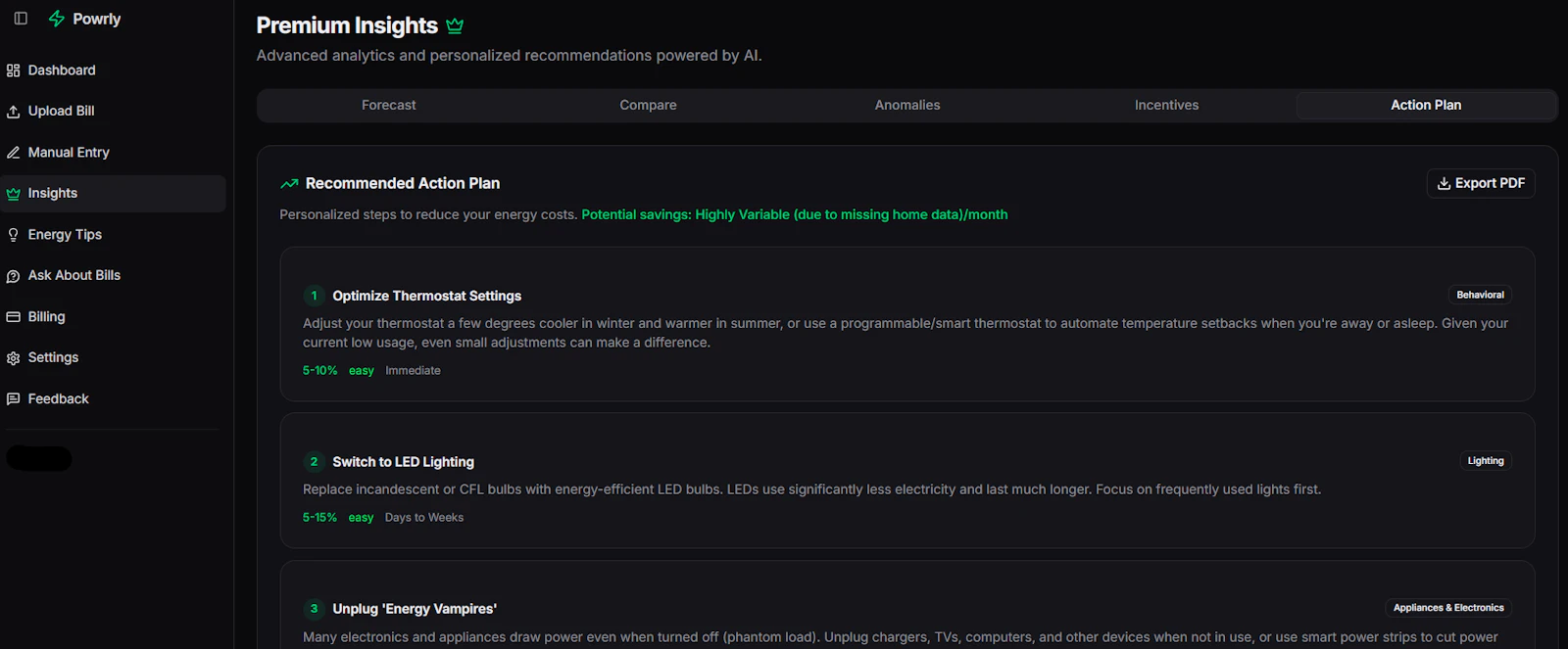 Powrly screenshot 3