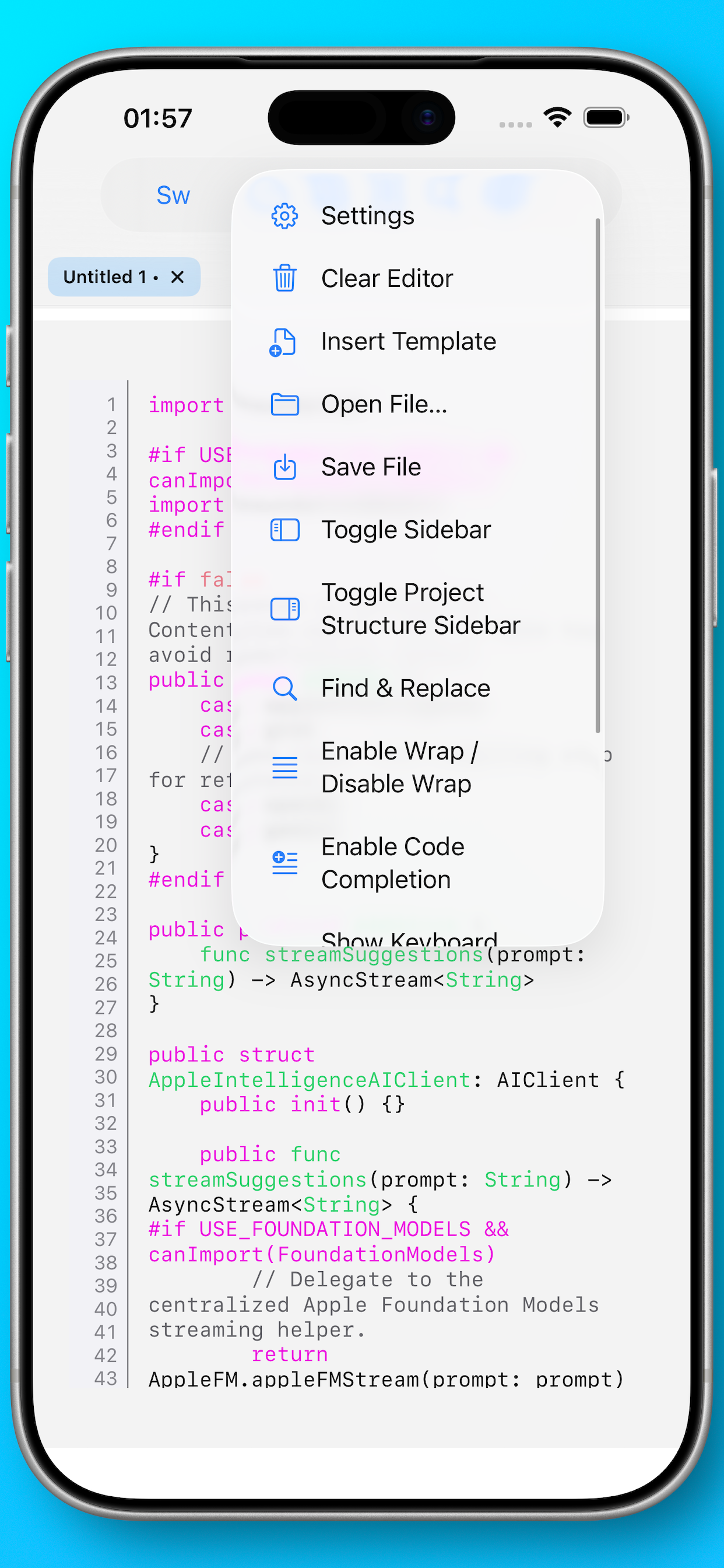 Neon Vision Editor gallery image