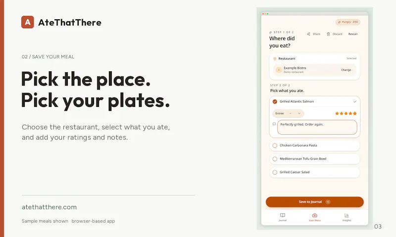 AteThatThere — Remember every great bite screenshot 5