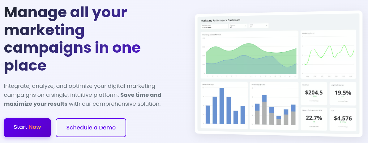 Metrifys - Plataforma de gestión de campañas de marketing digital media 1