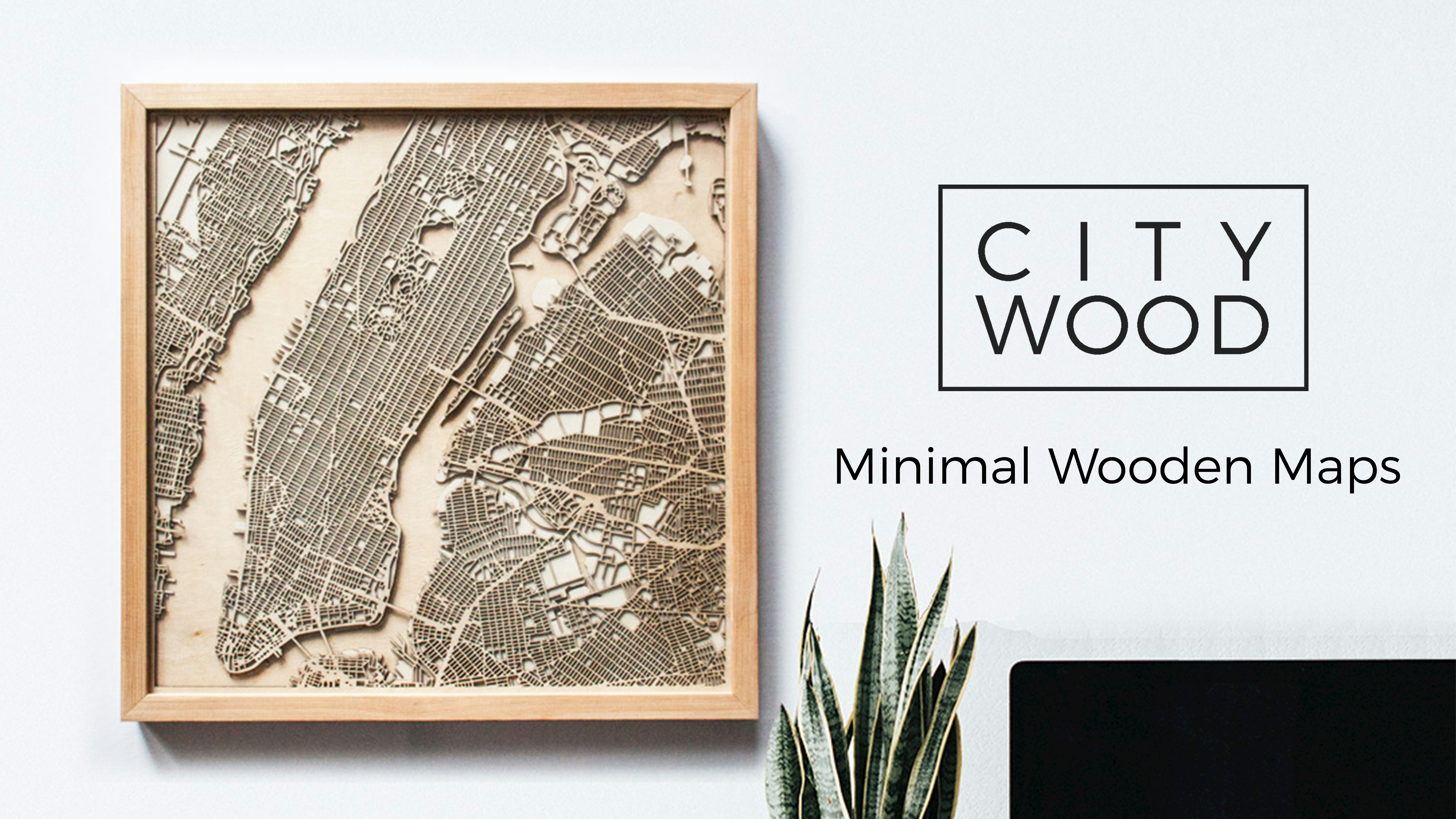 CityWood - Minimal 3D Wooden Maps gallery image