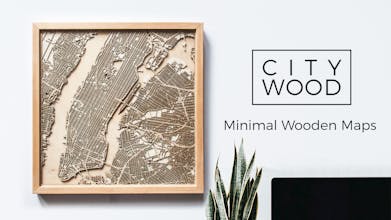 CityWood - Minimal 3D Wooden Maps gallery image