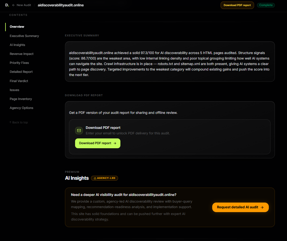 Ai Discoverability Audit gallery image