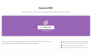 Excel to PDF gallery image