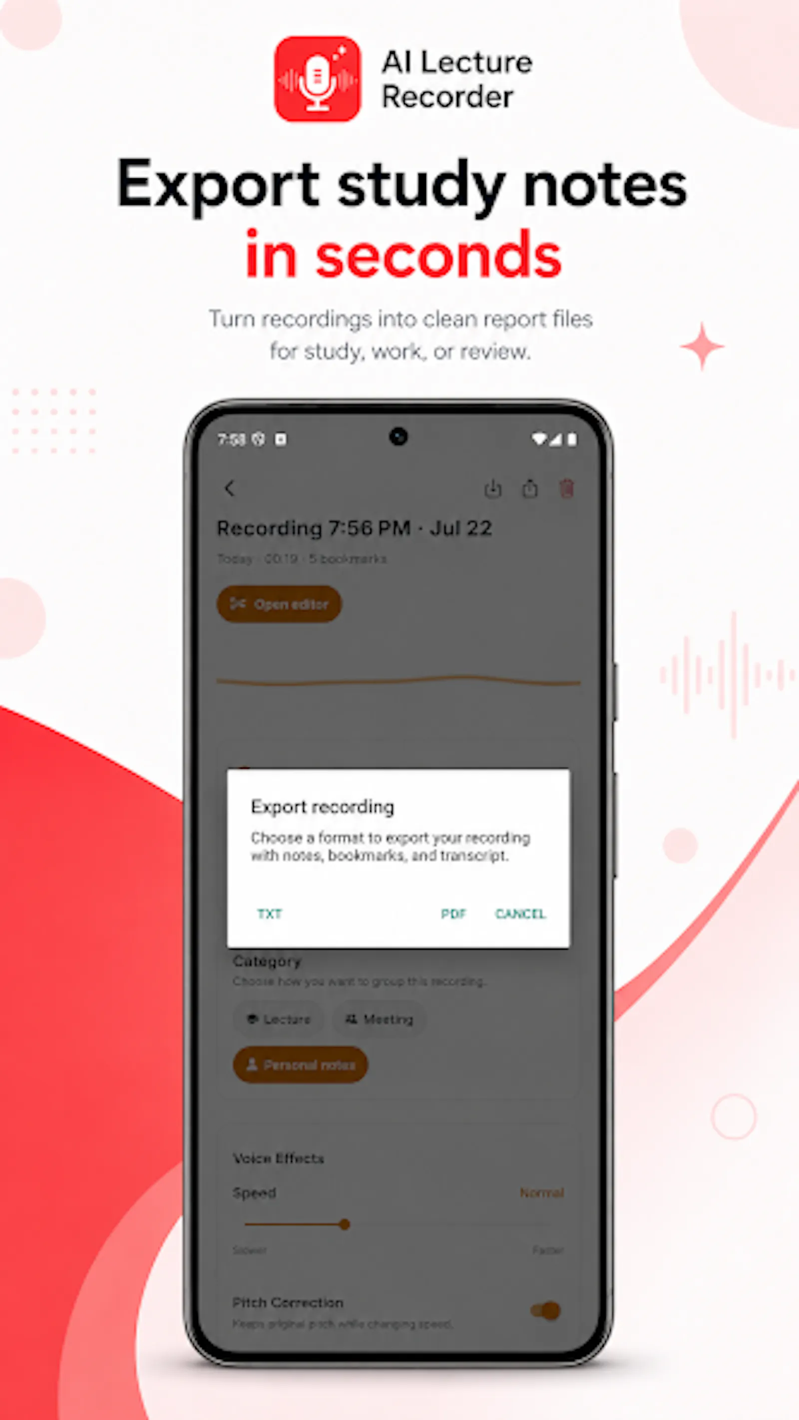 AI Lecture Recorder screenshot 6
