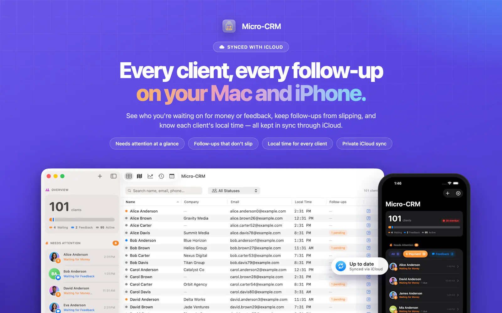 Micro-CRM screenshot 6