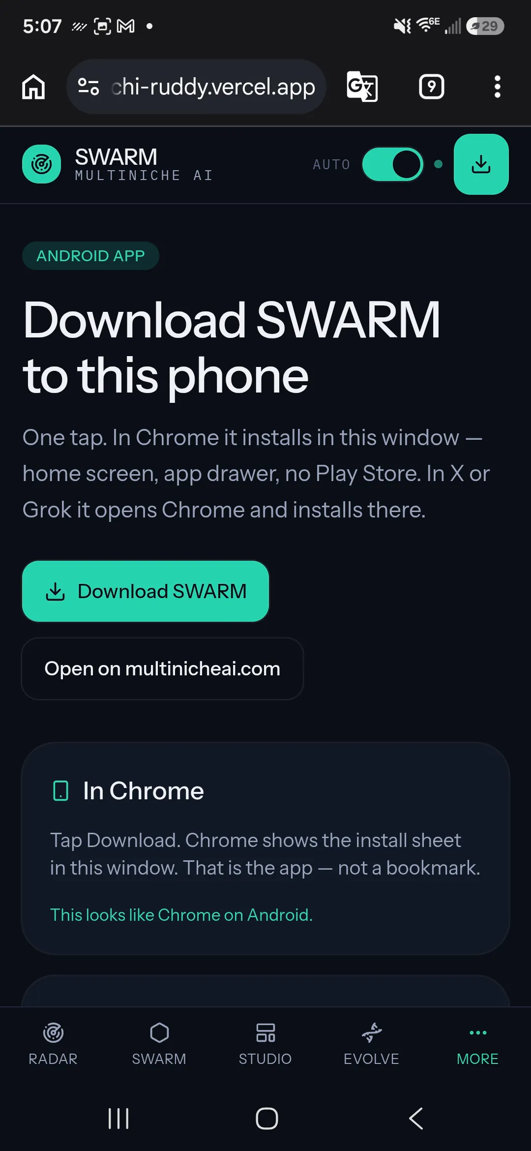 Swarm gallery image