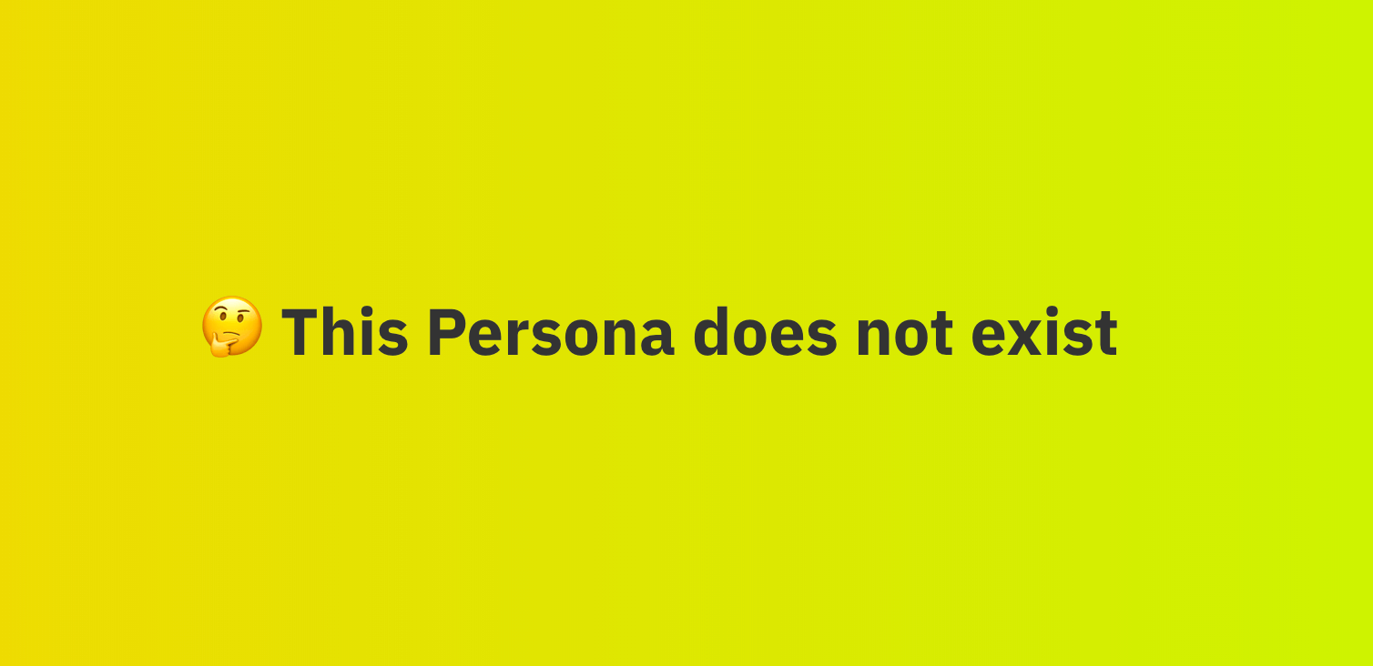 This Persona Does Not Exist Image