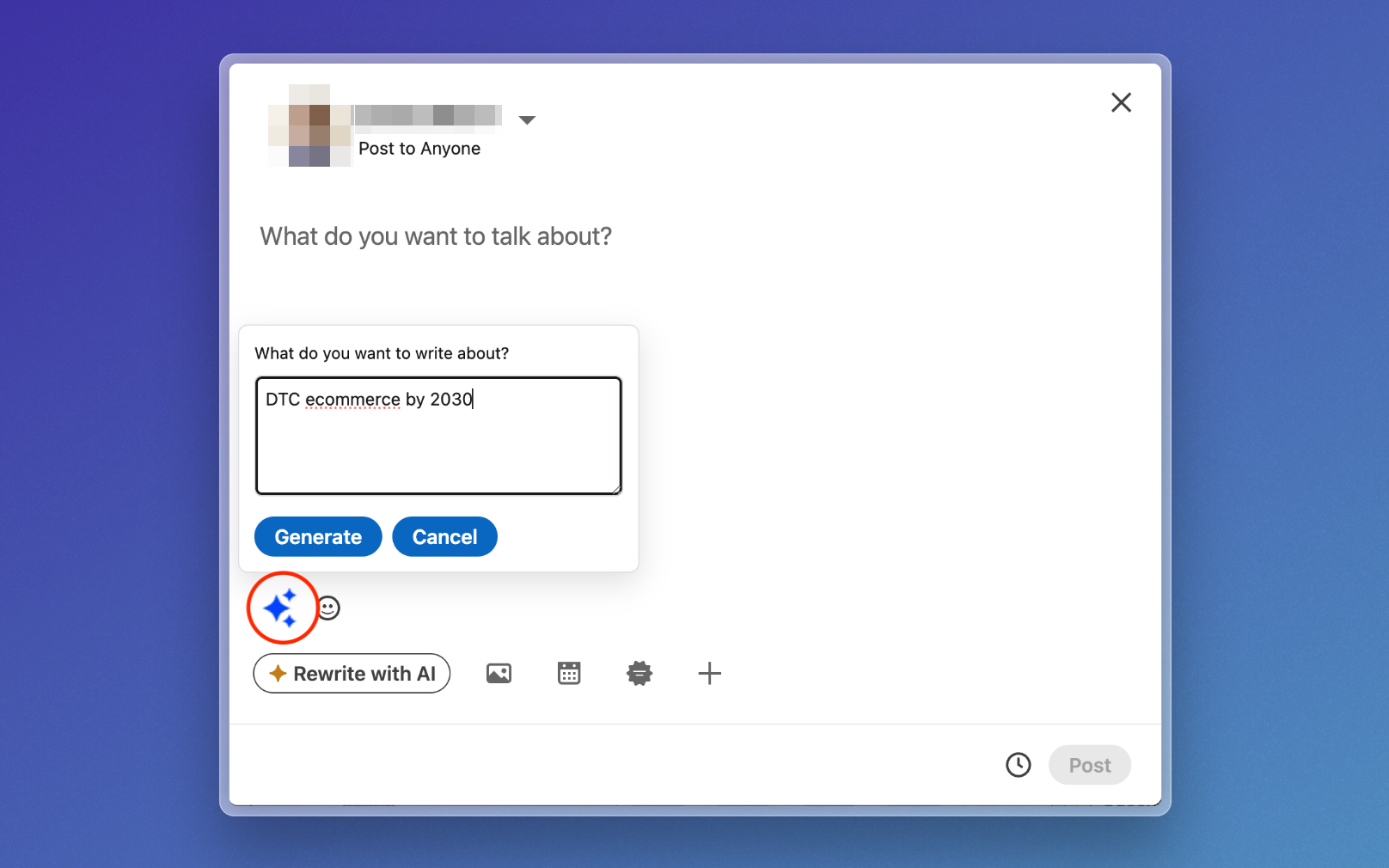 PostSmithAI — AI-Powered LinkedIn Posts gallery image