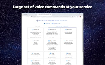 Hey Buddy - Chrome Voice Assistant gallery image