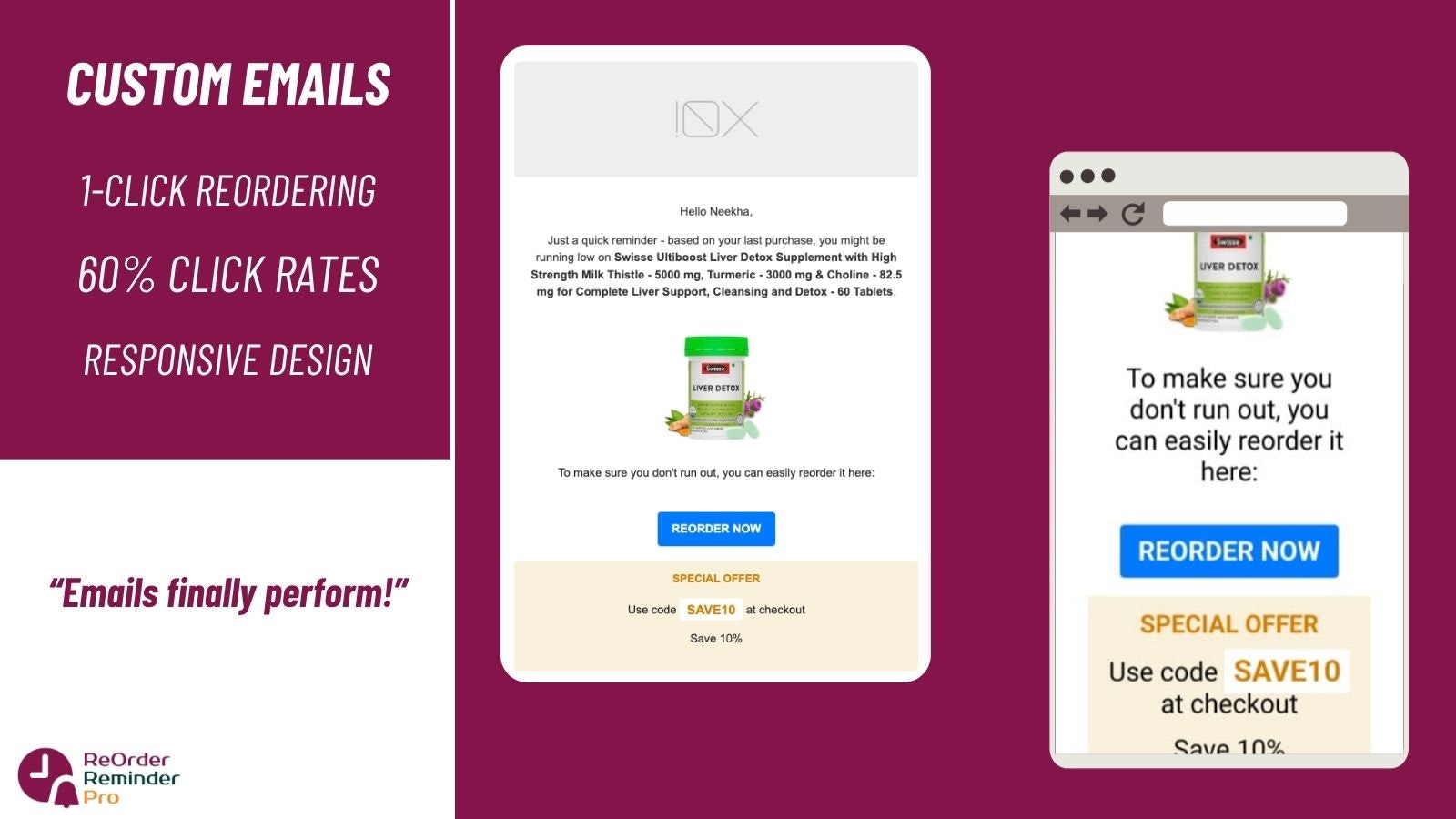 Media E -mel penyusunan semula pintar untuk Shopify - E -mel automatik untuk meningkatkan jualan berulang di Shopify 5