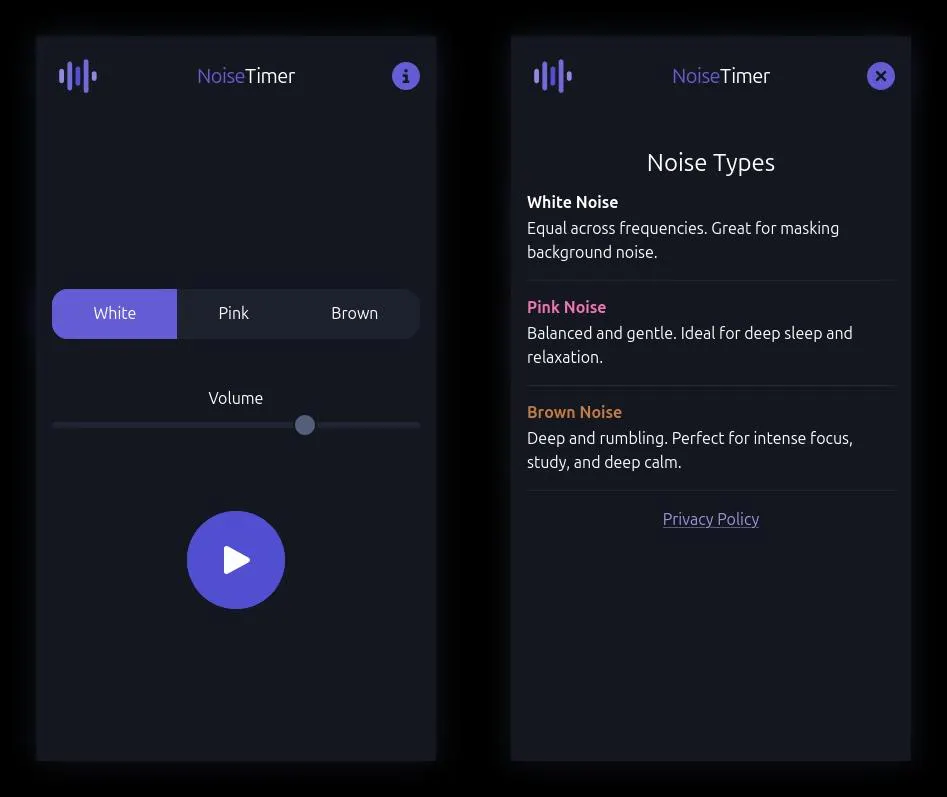   NoiseTimer Android App