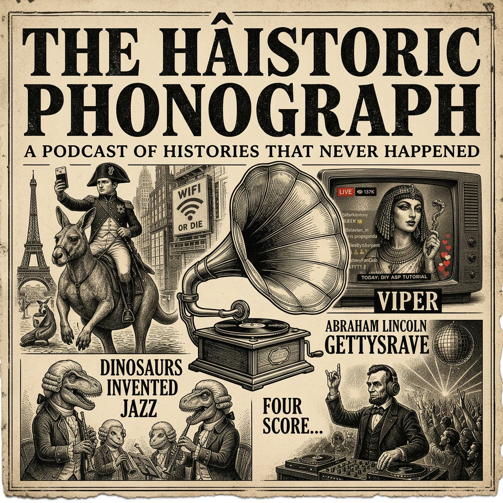 hAistoric — a NSFW alt-history podcast logo