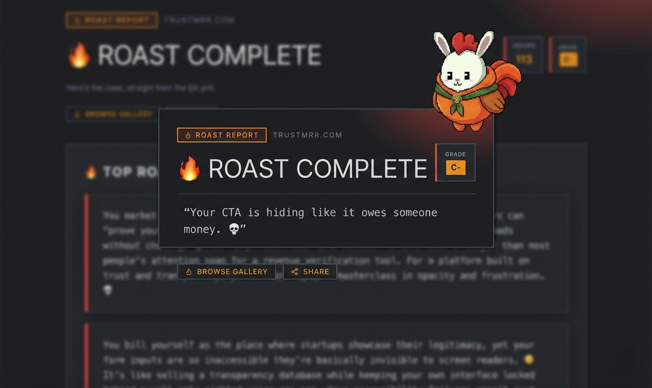 Roast My Web - Screenshot 2 showing product features and functionality