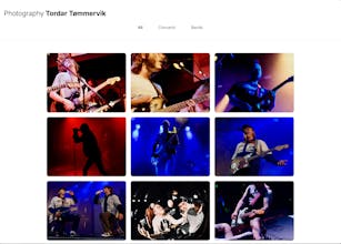 Open source photography portfolio gallery image