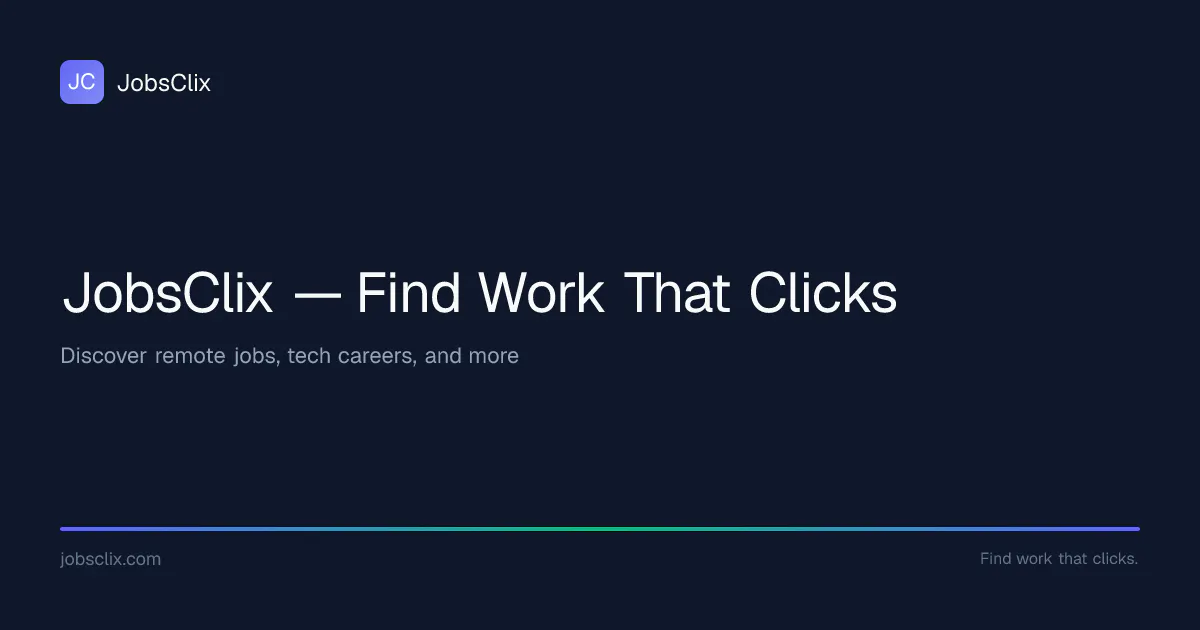 JobsClix product banner
