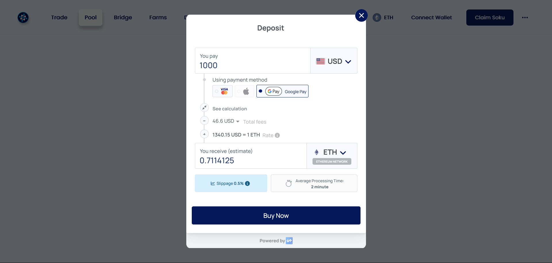 Sokuswap, agregador criptográfico de cadena cruzada media 5