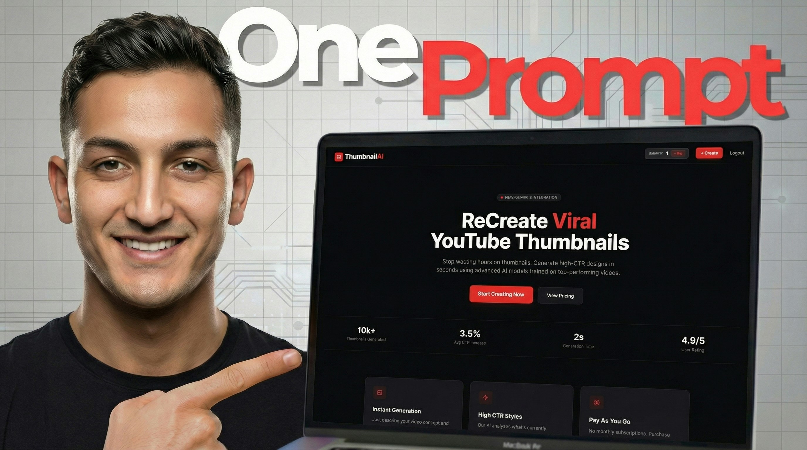 YouTube Thumbnail AI Cloner gallery image